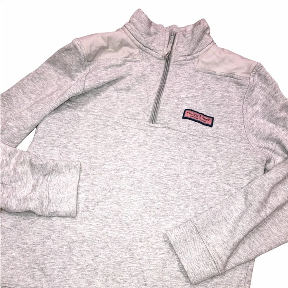 Vineyard Vines size large girls grey pullover - Picture 1 of 5